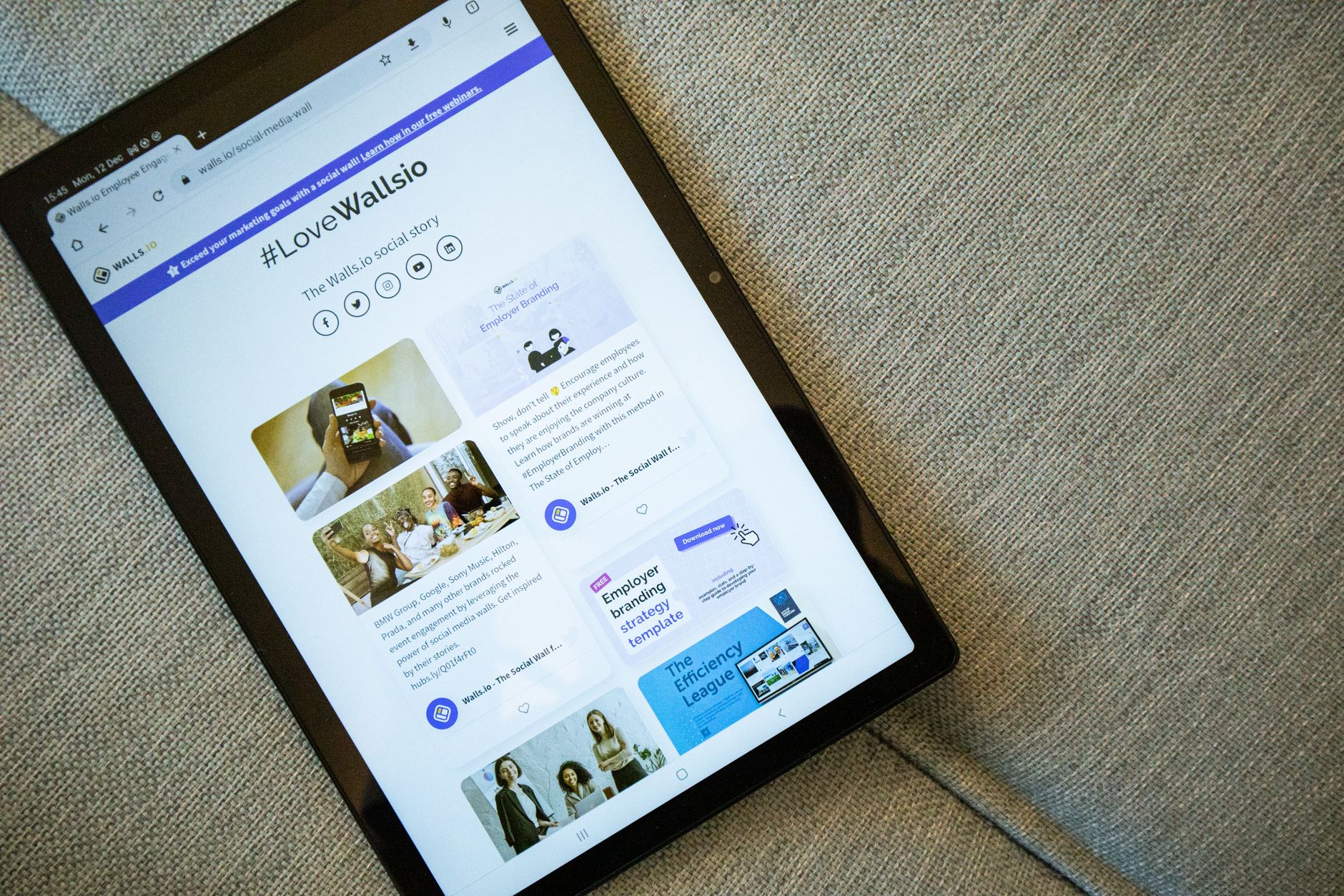 Modern website landing page with a clear benefit-focused headline