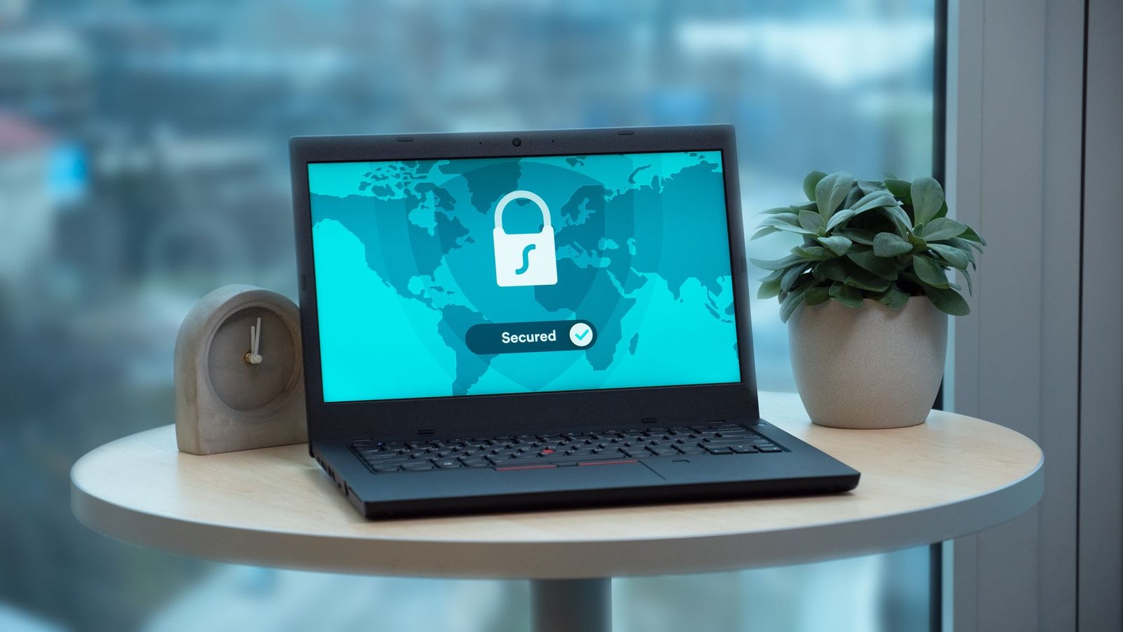 WordPress security plugin dashboard with lock icon
