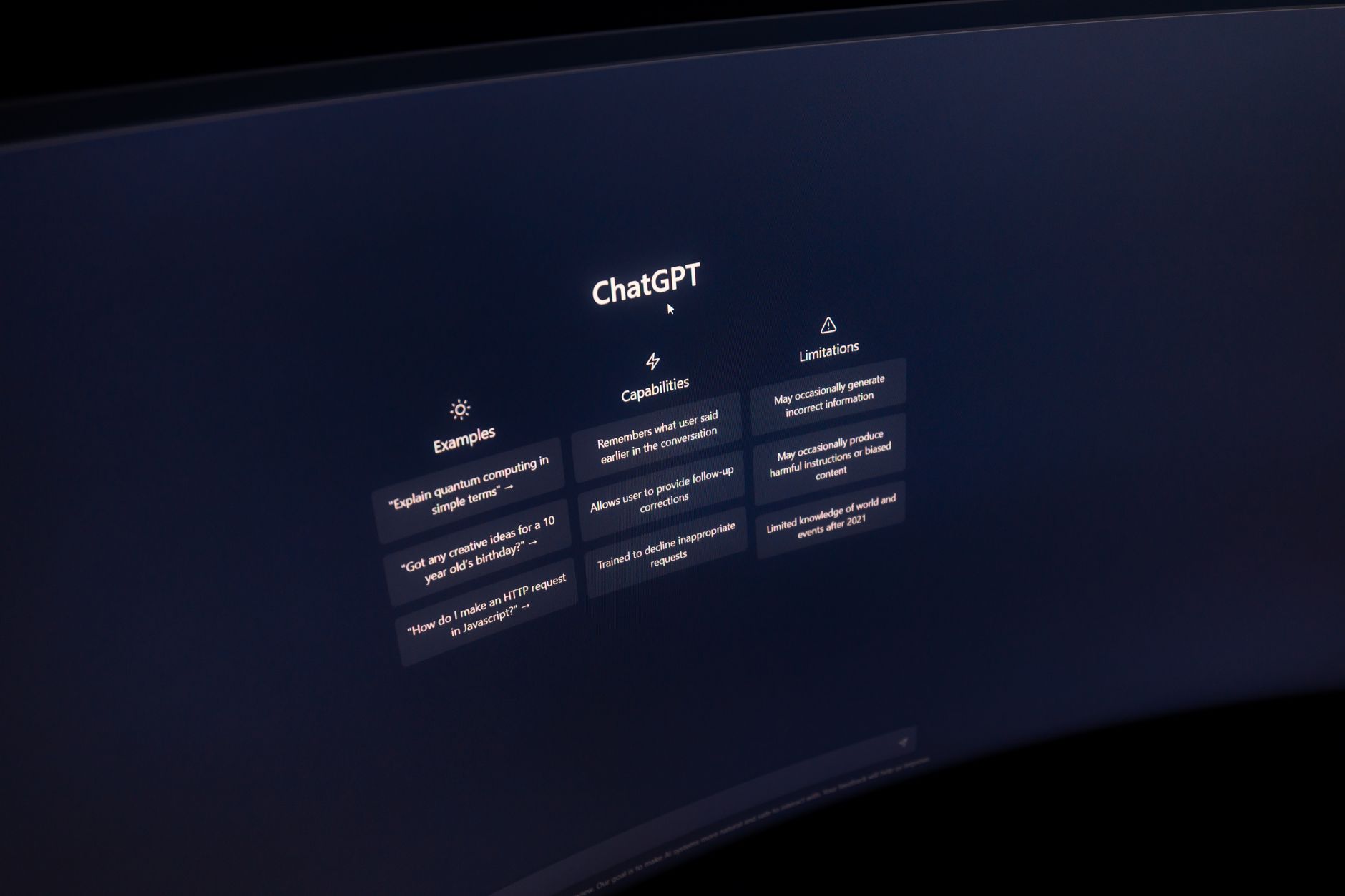 AI chatbot interface for small business WordPress website
