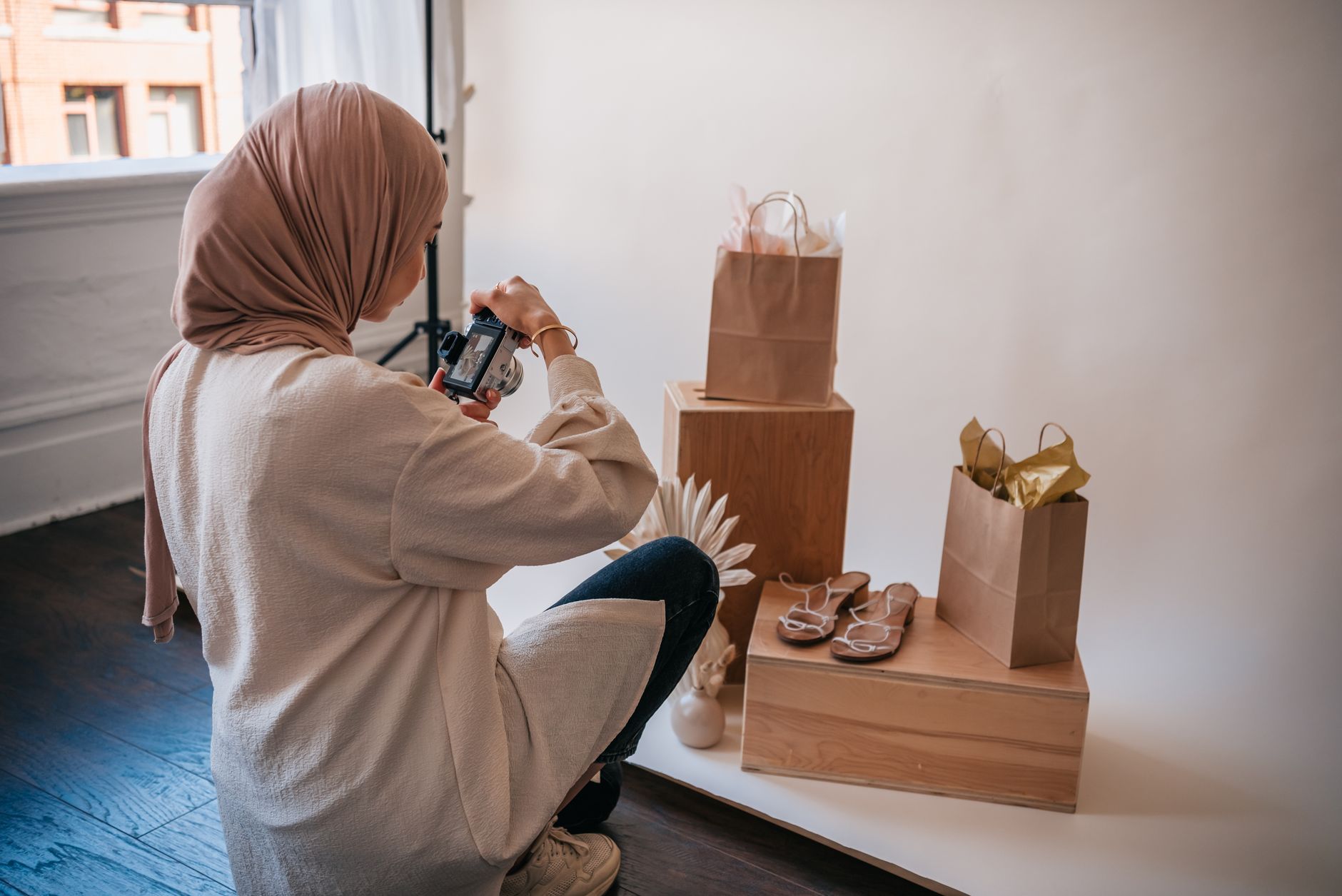 Professional product photography for small business ecommerce