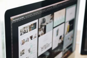 Clean website navigation menu showing best practices for small business